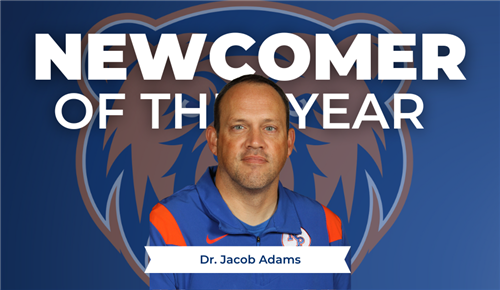 Dr. Jacob Adams, Newcomer of the Year
